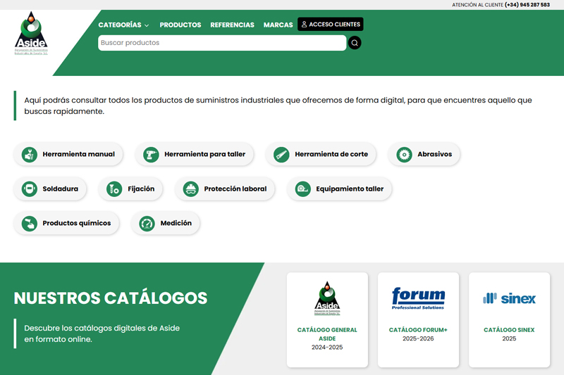 Aside lanza su nuevo catálogo B2B