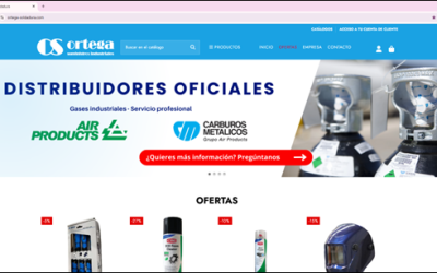 Ortega Soldadura da el salto digital con su nueva página web